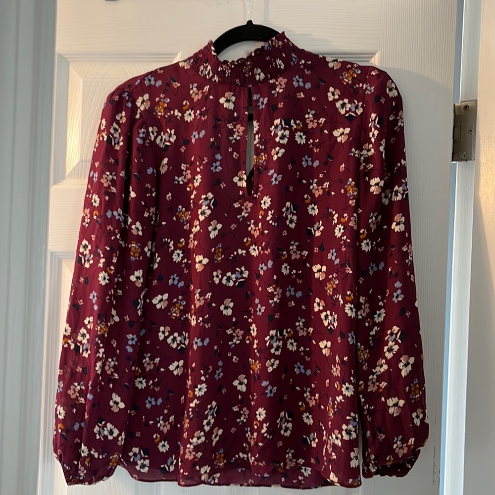 Maroon Blouse